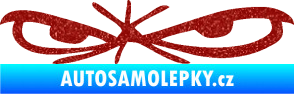 Samolepka Oči 002 levá Ultra Metalic červená