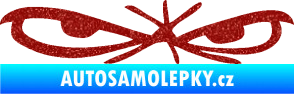 Samolepka Oči 002 pravá Ultra Metalic červená