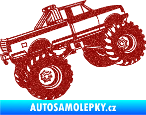 Samolepka Off Road 003 pravá Ultra Metalic červená