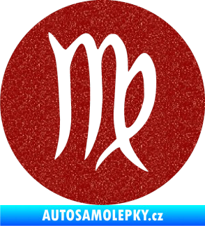 Samolepka Panna 001 - horoskop Ultra Metalic červená