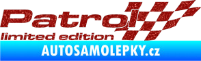 Samolepka Patrol limited edition pravá Ultra Metalic červená