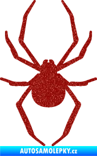 Samolepka Pavouk 021 Ultra Metalic červená