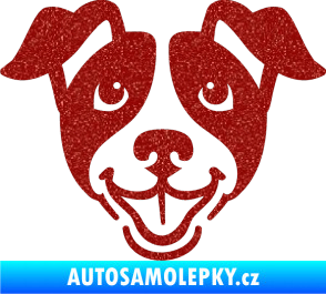 Samolepka Pes 065 Ultra Metalic červená