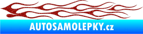 Samolepka Plameny 005 Ultra Metalic červená