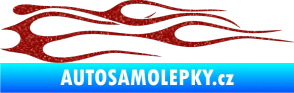 Samolepka Plameny 009 Ultra Metalic červená