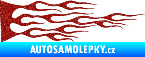 Samolepka Plameny 030 Ultra Metalic červená