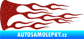 Samolepka Plameny 039 Ultra Metalic červená