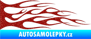 Samolepka Plameny 072 Ultra Metalic červená