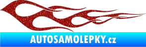 Samolepka Plameny 073 Ultra Metalic červená