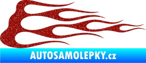 Samolepka Plameny 074 Ultra Metalic červená