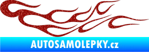 Samolepka Plameny 083 Ultra Metalic červená