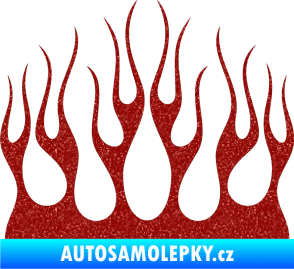 Samolepka Plameny 084 Ultra Metalic červená