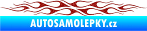 Samolepka Plameny 085 Ultra Metalic červená