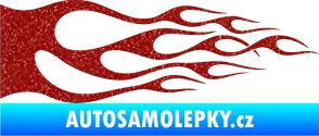 Samolepka Plameny 086 Ultra Metalic červená