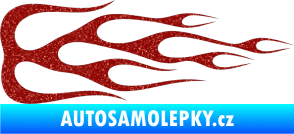 Samolepka Plameny 089 Ultra Metalic červená