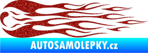 Samolepka Plameny 095 Ultra Metalic červená