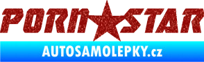 Samolepka Porn star  Ultra Metalic červená