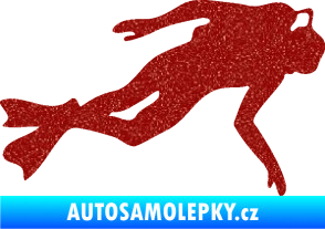 Samolepka Potápěč 002 pravá Ultra Metalic červená