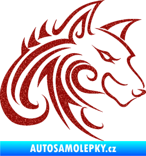 Samolepka Predator tattoo 001 pravá Ultra Metalic červená
