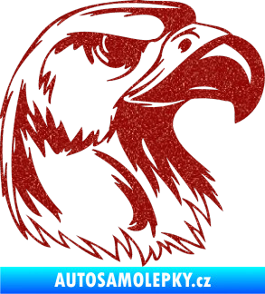 Samolepka Predators 014 pravá Ultra Metalic červená