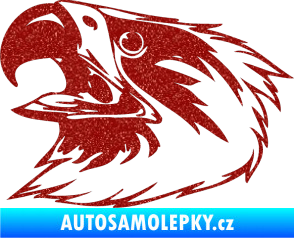 Samolepka Predators 020 levá Ultra Metalic červená