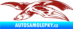 Samolepka Predators 032 levá Ultra Metalic červená