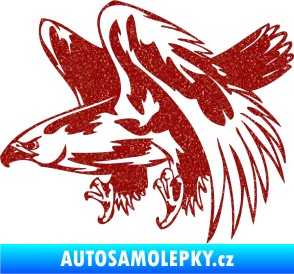 Samolepka Predators 034 levá Ultra Metalic červená