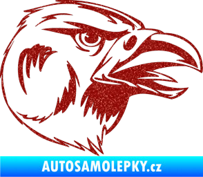 Samolepka Predators 037 pravá Ultra Metalic červená