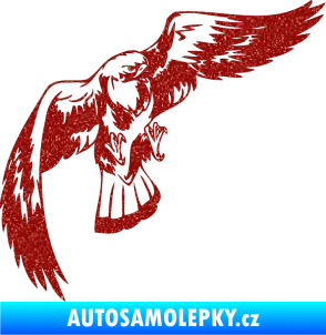 Samolepka Predators 041 pravá Ultra Metalic červená