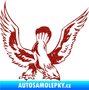 Samolepka Predators 051 pravá Ultra Metalic červená