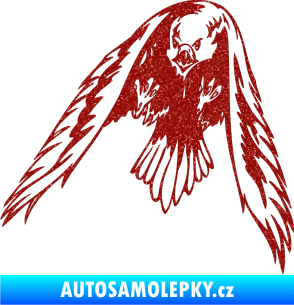 Samolepka Predators 055 levá Ultra Metalic červená