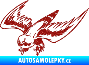 Samolepka Predators 056 levá Ultra Metalic červená