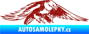 Samolepka Predators 074 pravá Ultra Metalic červená
