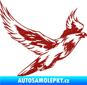 Samolepka Predators 088 pravá Ultra Metalic červená