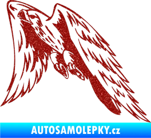 Samolepka Predators 090 levá sokol Ultra Metalic červená
