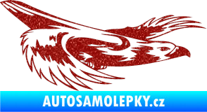 Samolepka Predators 093 pravá Ultra Metalic červená