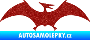 Samolepka Pterodactylus 001 pravá Ultra Metalic červená