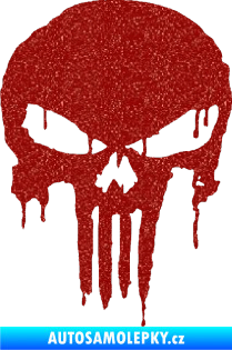 Samolepka Punisher 003 Ultra Metalic červená