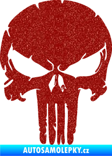 Samolepka Punisher 004 Ultra Metalic červená