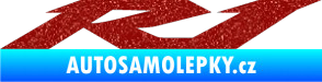 Samolepka R1 001 Ultra Metalic červená