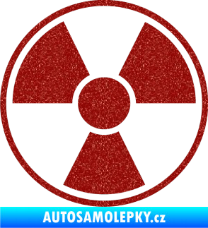 Samolepka Radioactive 003 Ultra Metalic červená