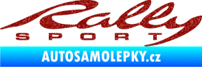 Samolepka Rally sport 002 Ultra Metalic červená
