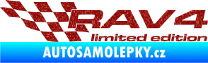 Samolepka RAV4 limited edition levá Ultra Metalic červená