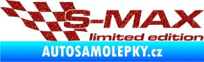 Samolepka S-MAX limited edition levá Ultra Metalic červená