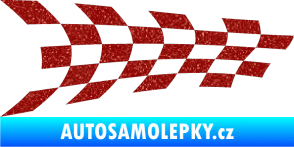 Samolepka Šachovnice 024 Ultra Metalic červená