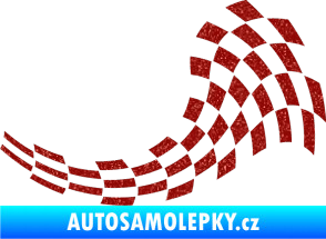 Samolepka Šachovnice 028 Ultra Metalic červená