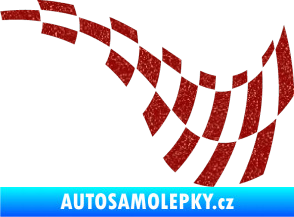 Samolepka Šachovnice 035 Ultra Metalic červená