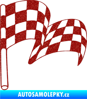 Samolepka Šachovnice 054 Ultra Metalic červená