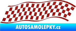 Samolepka Šachovnice 056 Ultra Metalic červená