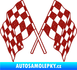 Samolepka Šachovnice 062 Ultra Metalic červená